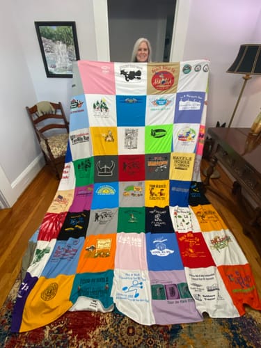 Customer photo review of T Shirt Quilt by Project Repat