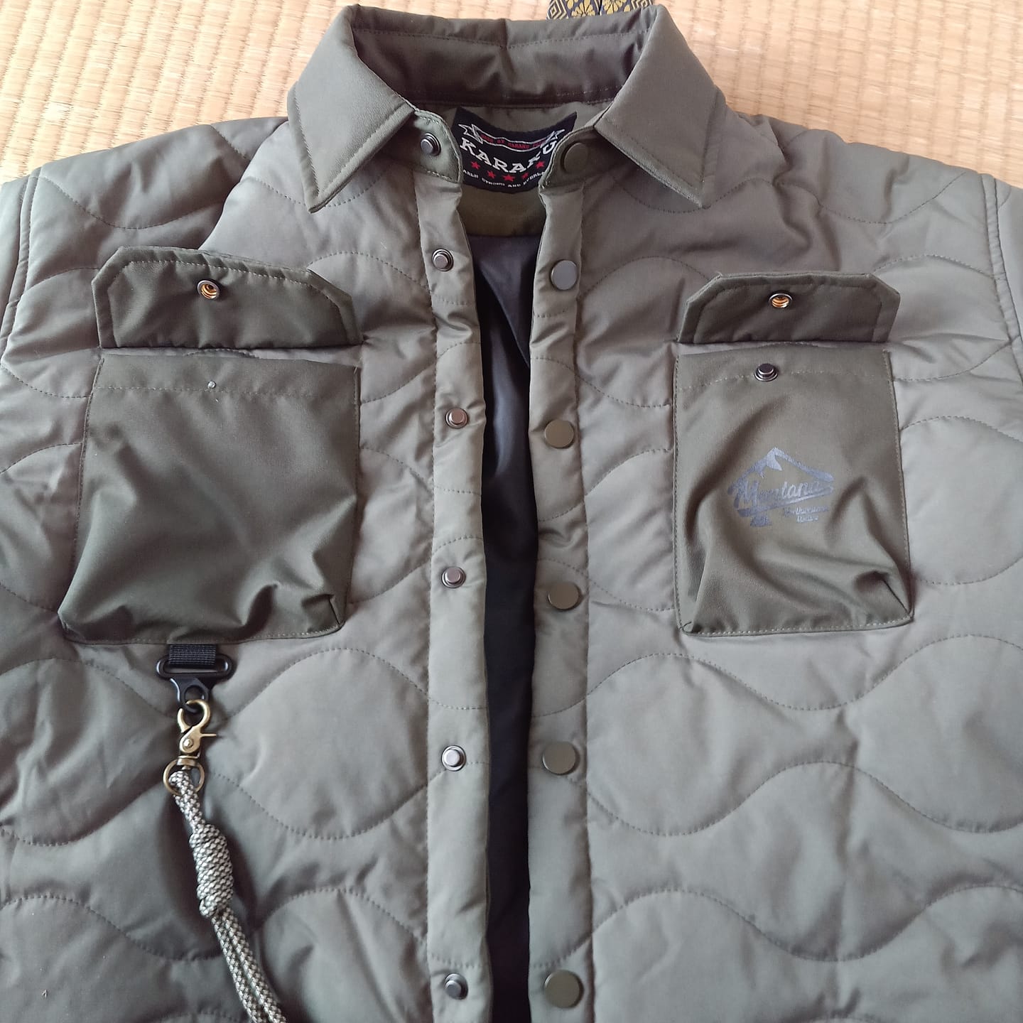 Customer photo review of 機能4ポケット　中綿入りキルティングジャケット