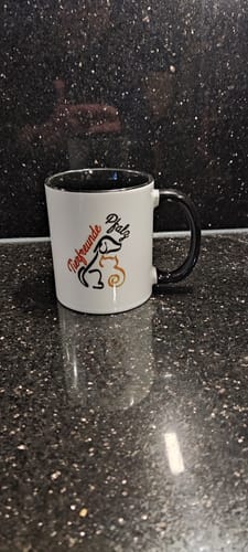 Customer photo review of TassenExpress - Becher Keramik Tasse mit Logo bedruckt 325ml Firmenlogo
