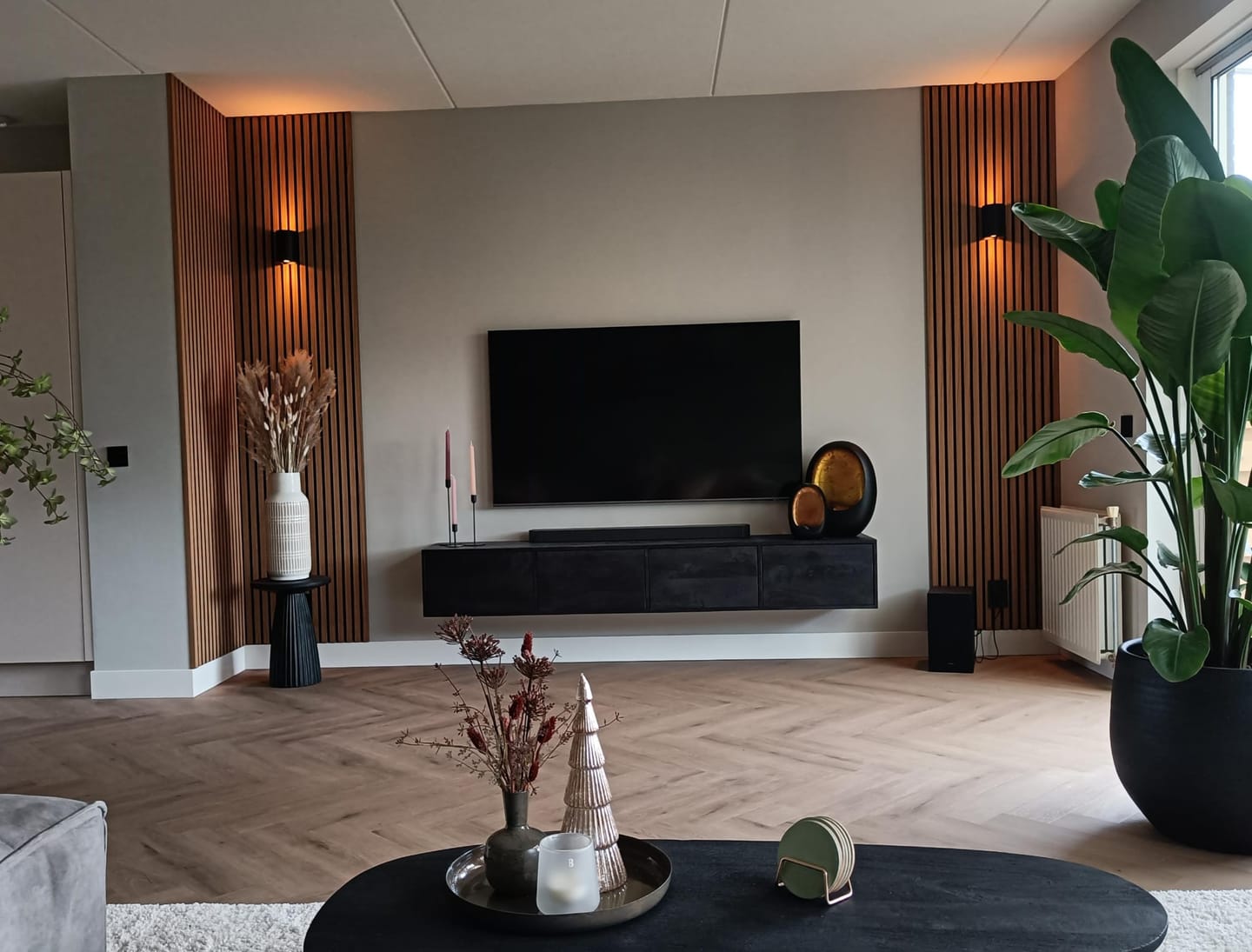 Customer photo review of Wandpaneel 280cm - Standaard - Rustiek eiken
