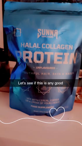 Customer photo review of Halal Collagen Protein