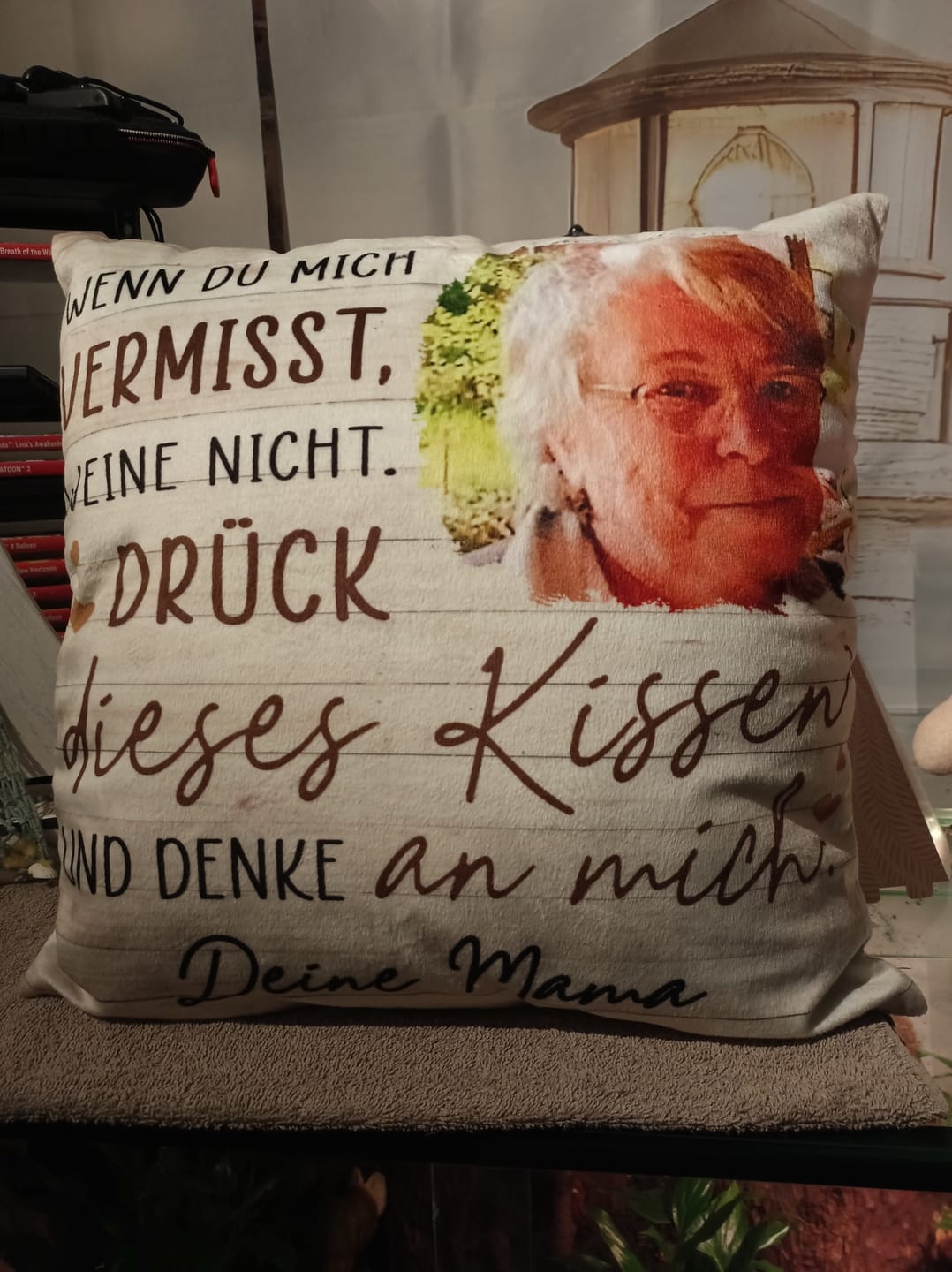 Customer photo review of Immer bei dir - Familien-Kissen