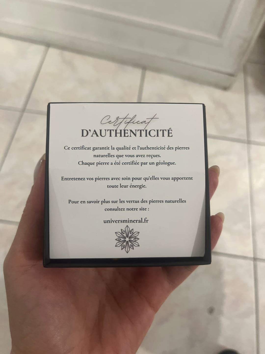 Customer photo review of Bracelet Oeil de Tigre 6mm