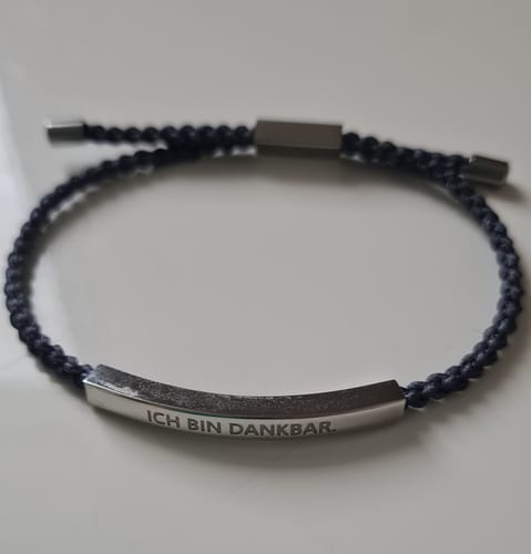 Customer photo review of Armband "Ich bin dankbar."