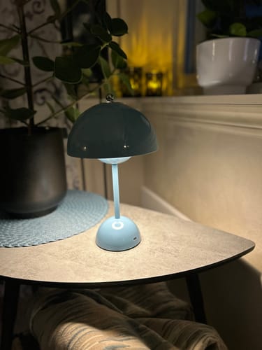 Customer photo review of Bordslampa - Svamplampa Flowerbud - Batteridriven 5000 mAH