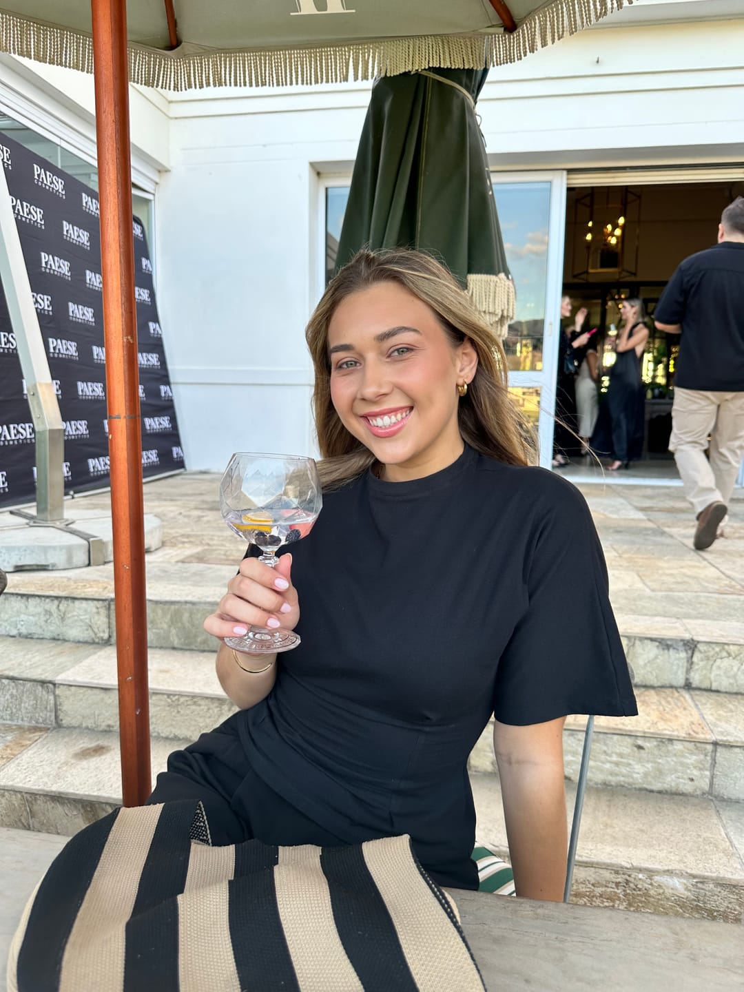 Customer photo review of Contour Tee - Black