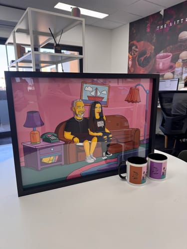 Customer photo review of Turn Me Yellow — Digital Portrait