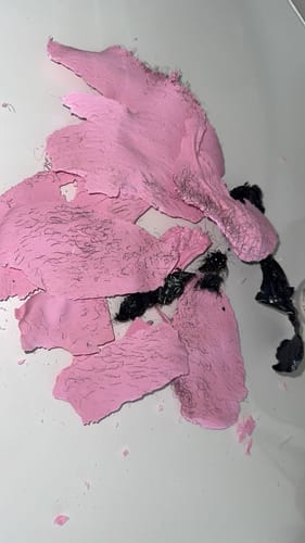 Customer photo review of Hard Wax Sample Size Bag