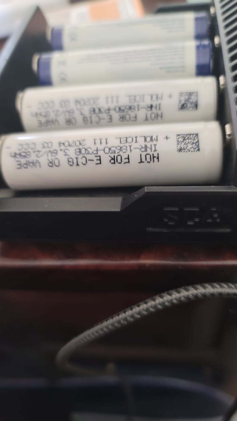 Customer photo review of Molicel P30B 18650 3000mAh 30A Battery