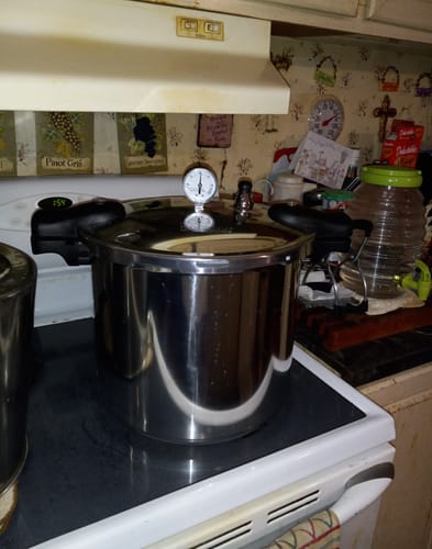 Customer photo review of TANKER™ – Denali's Premium 23 Quart Pressure Canner & Cooker