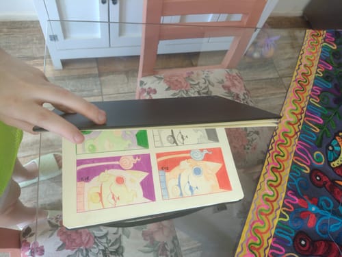 Customer photo review of Sakura Sketch Note Book - Sketchbook Papel Blanco Crema 21 x 30 cm 80 Hojas