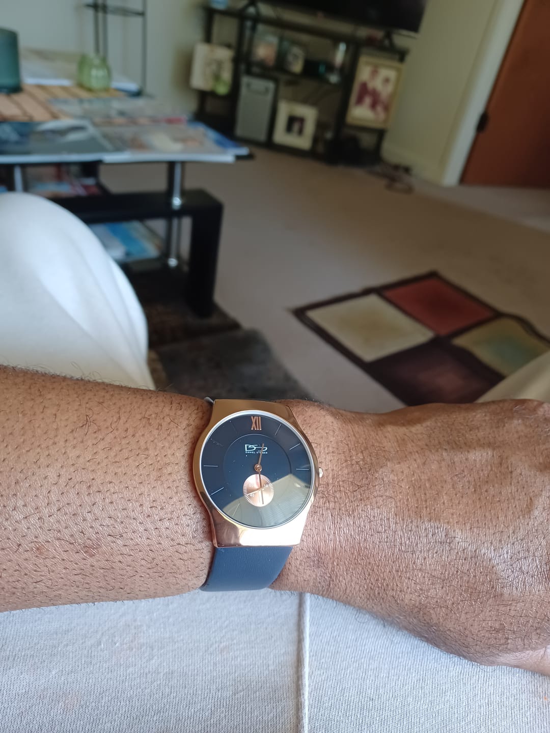 Customer photo review of Brompton Rose Gold Men's Watch