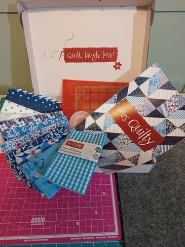 Customer photo review of Mrs Quilty Subscription Box