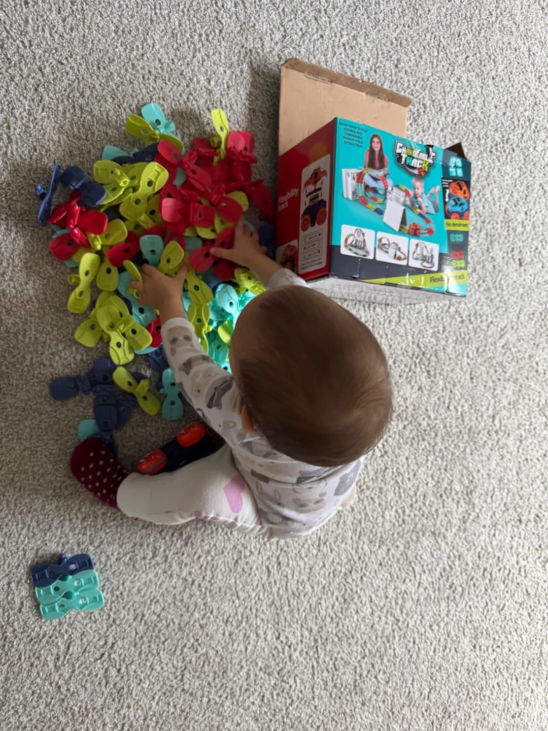Customer photo review of Montessori Track™- Pista di Macchine Ultra Flessibile
