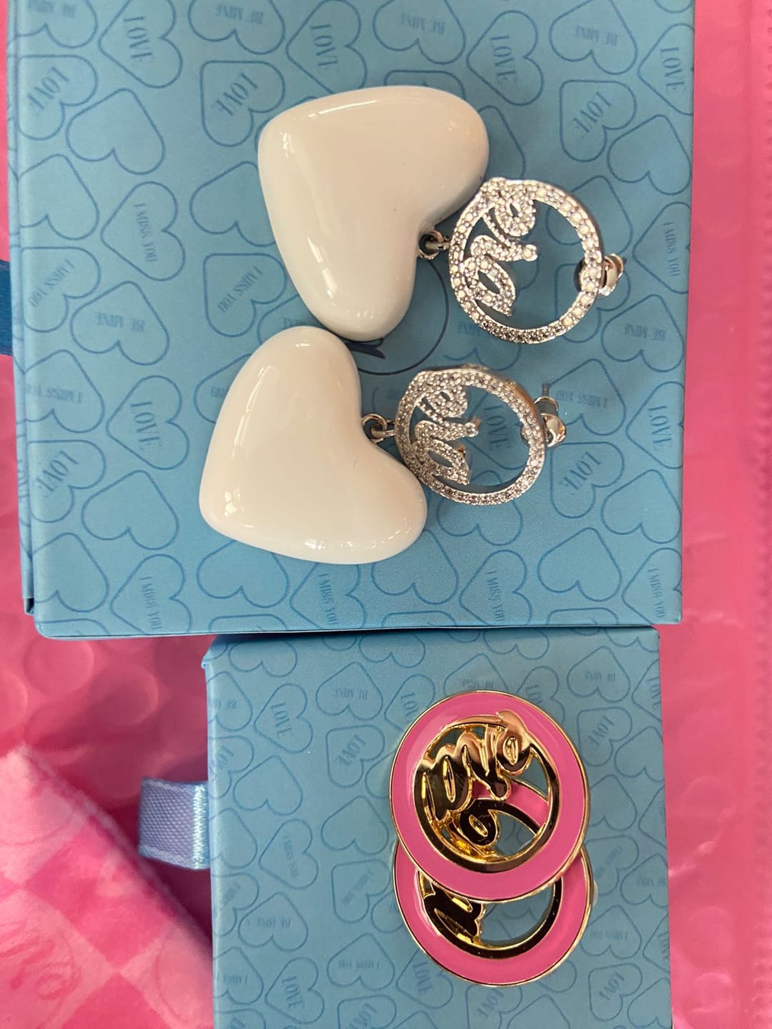 Customer photo review of White Era Adore Silver Earrings
