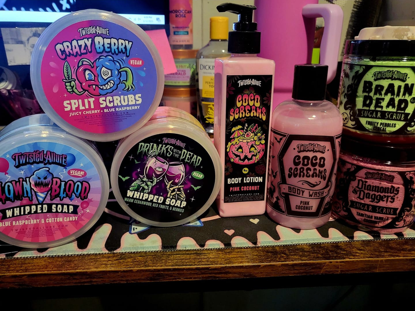 Customer photo review of Crazy Berry Split Scrub