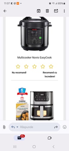 Customer photo review of Multicooker Novio EasyCook