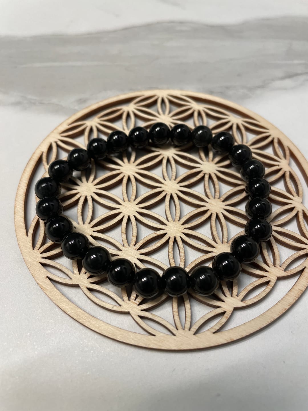 Customer photo review of Bracelet Obsidienne Oeil Céleste