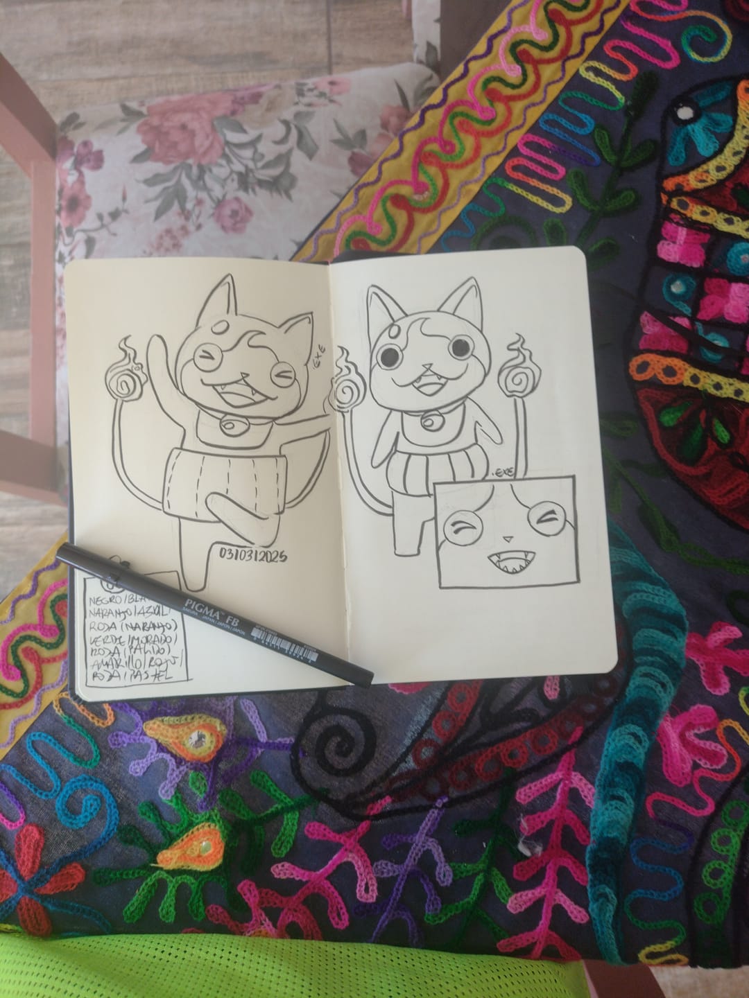Customer photo review of Sakura Pigma - Kit Manga Basic Tiralíneas, Brush Pen y Gelly Roll