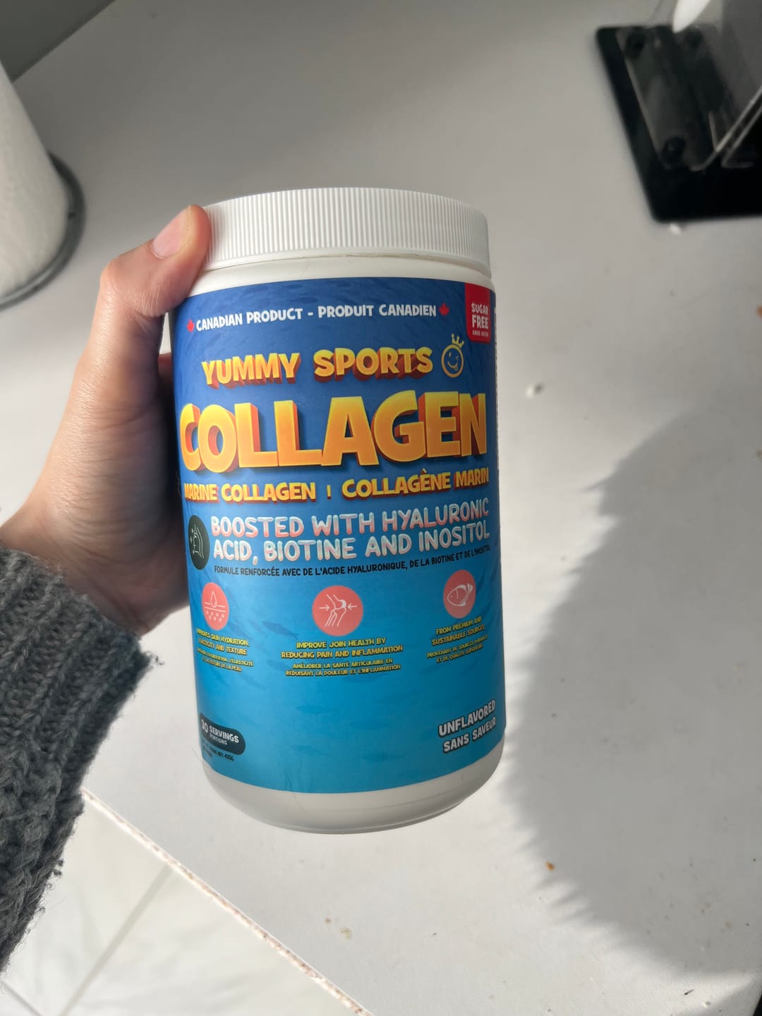 Customer photo review of Yummy Sports - Collagène marin + 435g