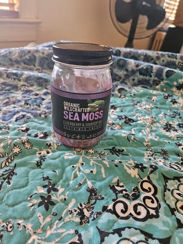 Customer photo review of Elderberry and Soursop Sea Moss Gel Trio