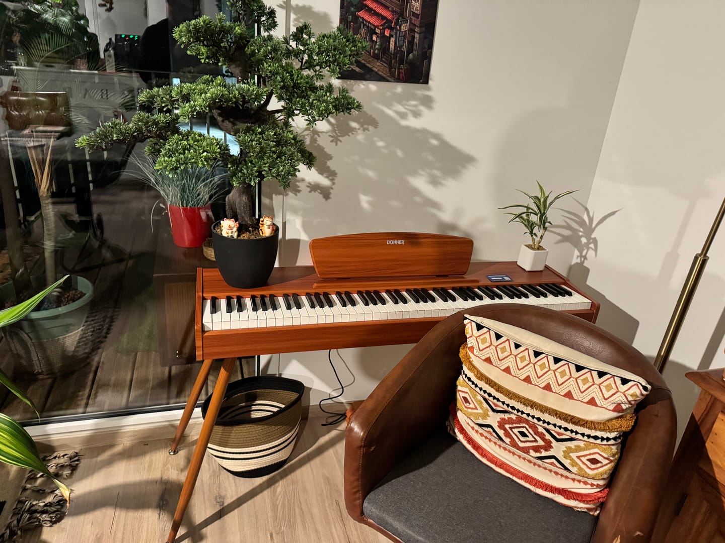 Customer photo review of Donner DDP-80 Piano numérique domestique 88 touches Style boisé