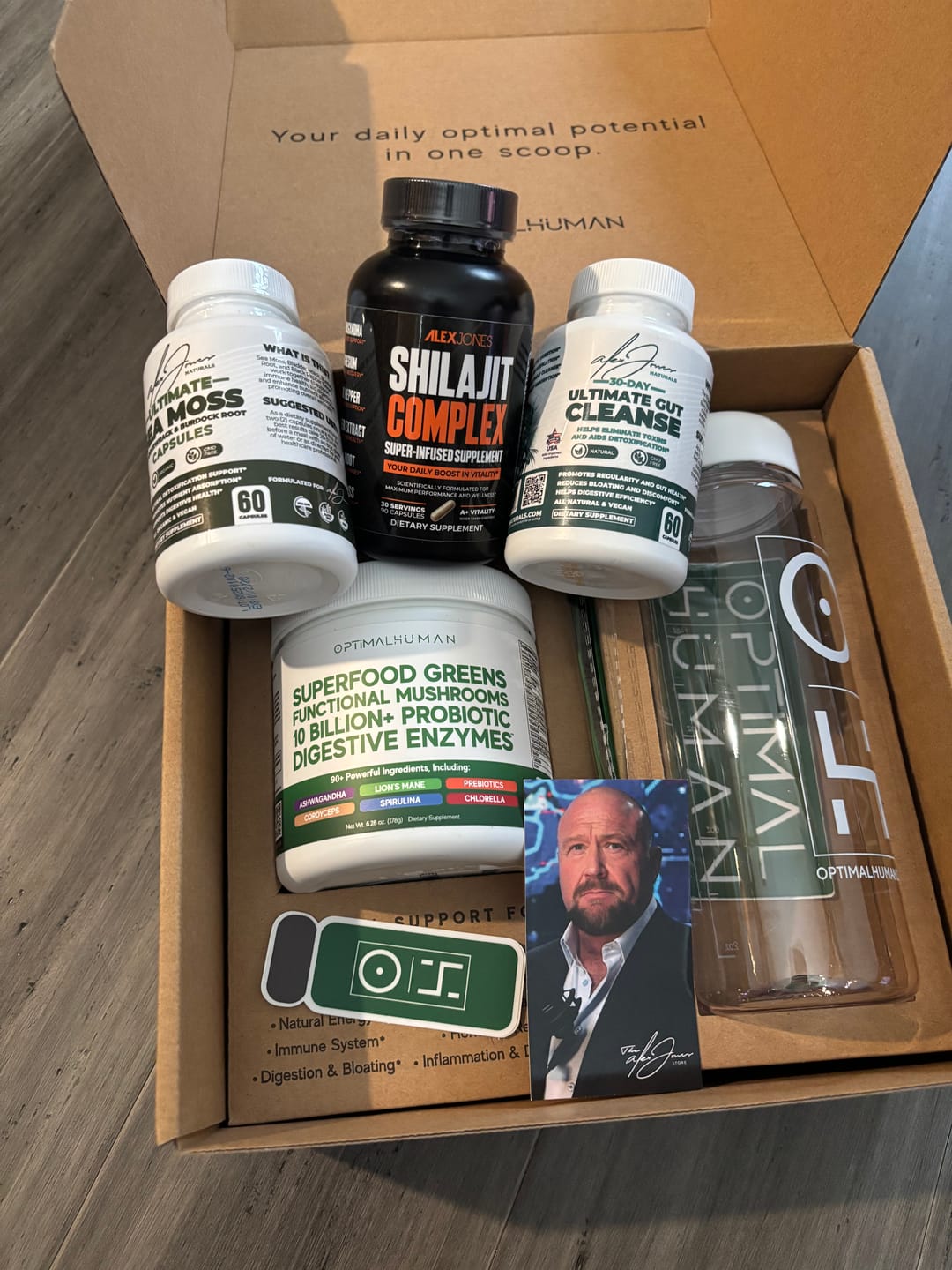 Customer photo review of Optimal Human - Superfood Greens