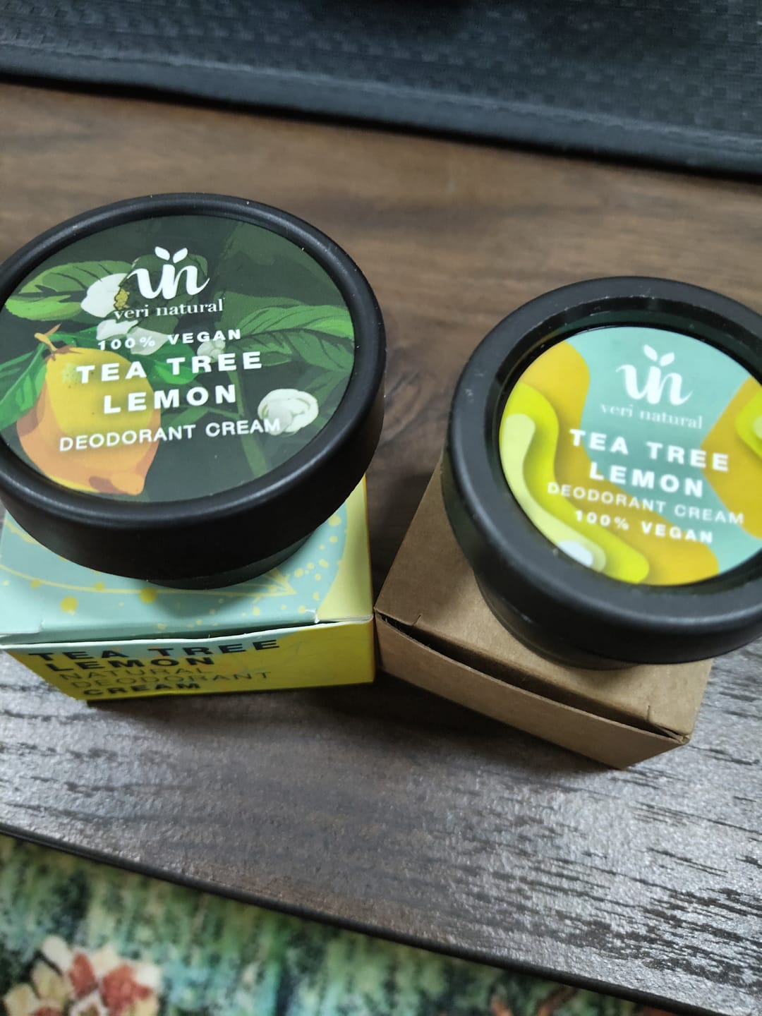 Customer photo review of [15% Off] Tea Tree Lemon - Deodorant Cream & Mini Combo