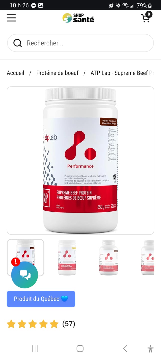 Customer photo review of ATP Lab - Supreme Beef Protein