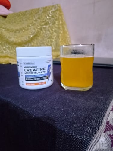 Customer photo review of Wellcore - Pure Micronised Creatine Monohydrate (122g, 33 Servings) Tropical Tango