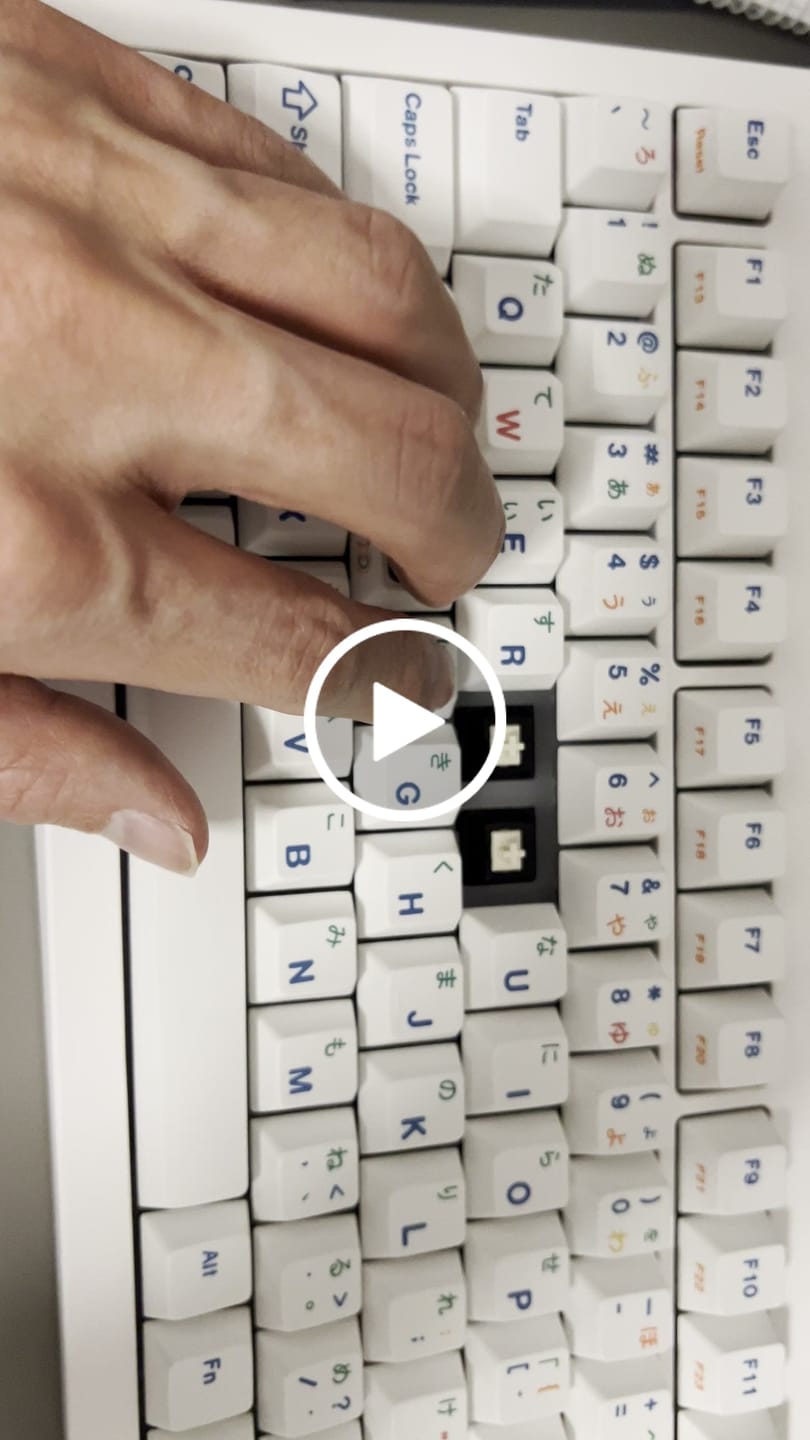 Customer video review of KEYGEEK X MZ Y3 LINEAR SWITCH FACTORY LUBED (10PCS)