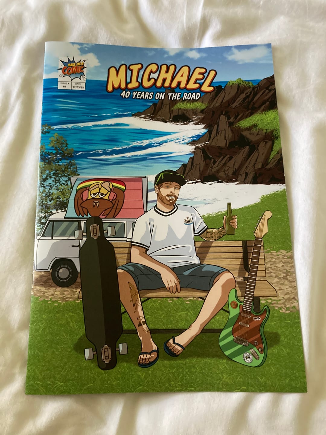 Customer photo review of Custom Comic Book – Turn Your Story Into a Fully Illustrated Comic