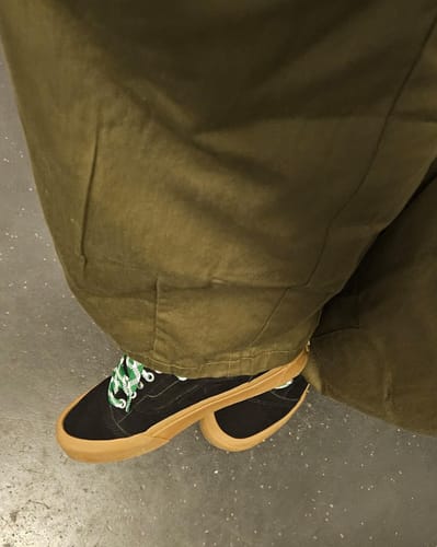 Customer photo review of Wide-leg Casual Pants