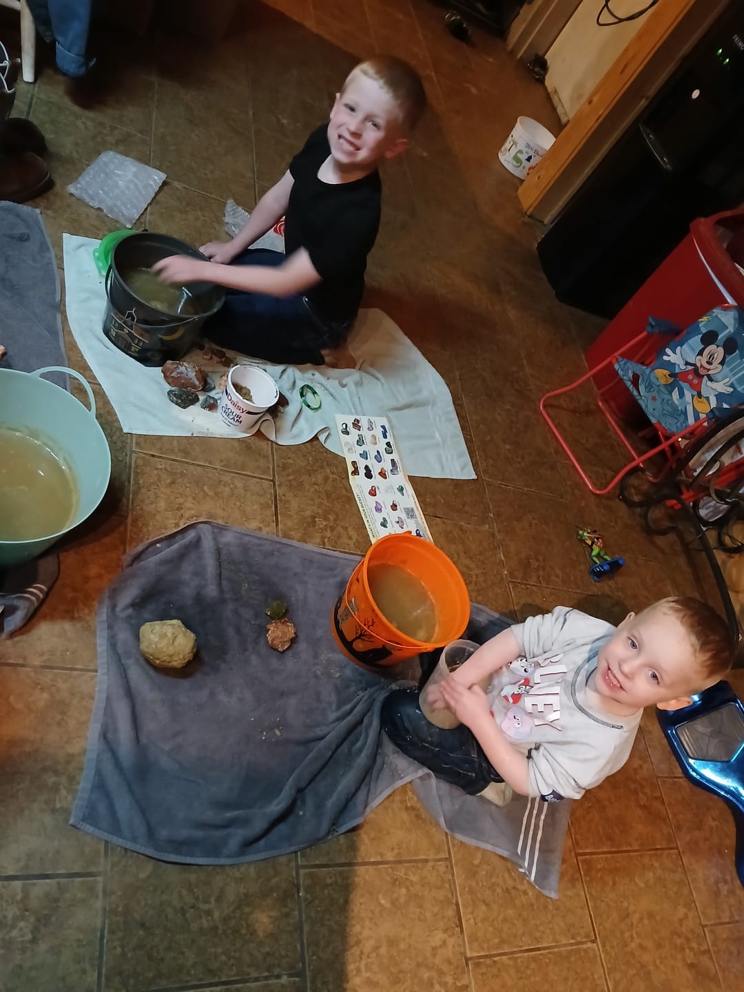 Customer photo review of The Big Dig - 5 Gallon Mining Bucket