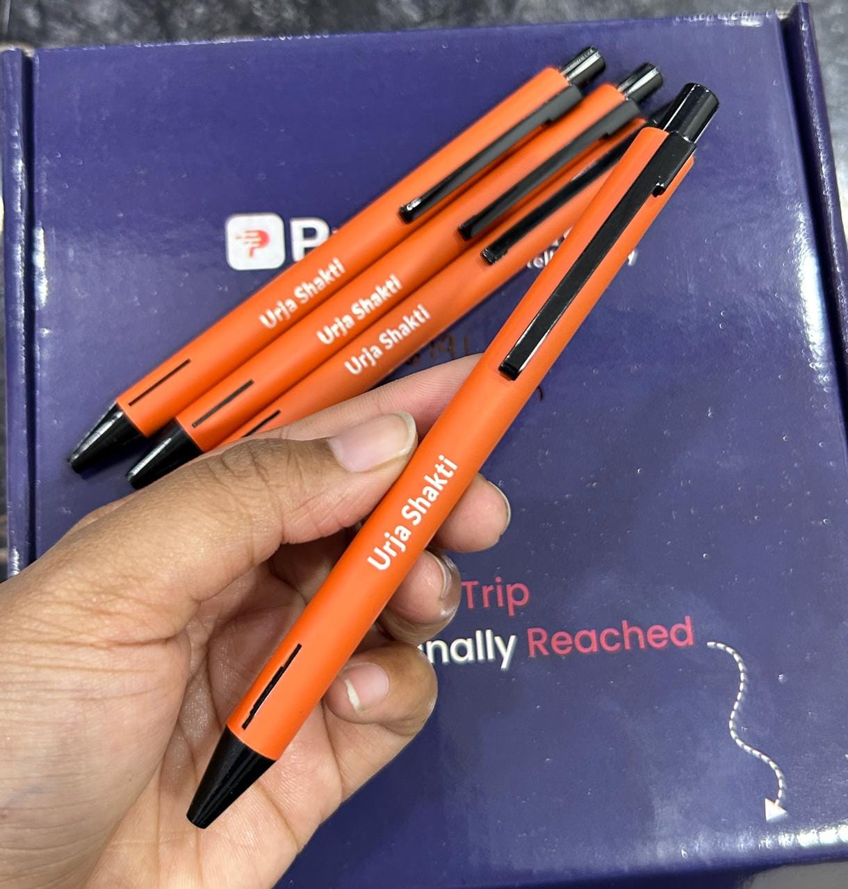 Customer photo review of Premium Metal Pen | Best Corporate Gift | PrintMine.in