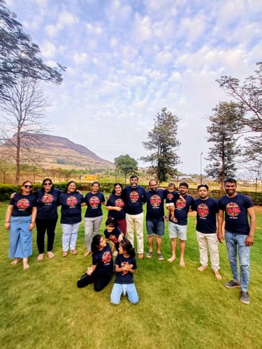 Customer photo review of Never Stop Exploring Group Friends Family Tshirts