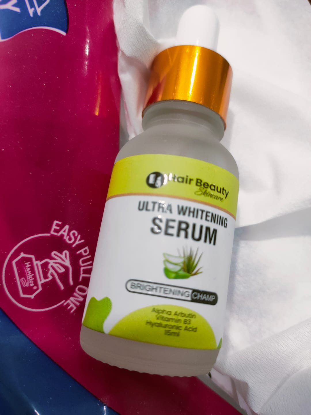 Customer photo review of Ultra Whitening Serum