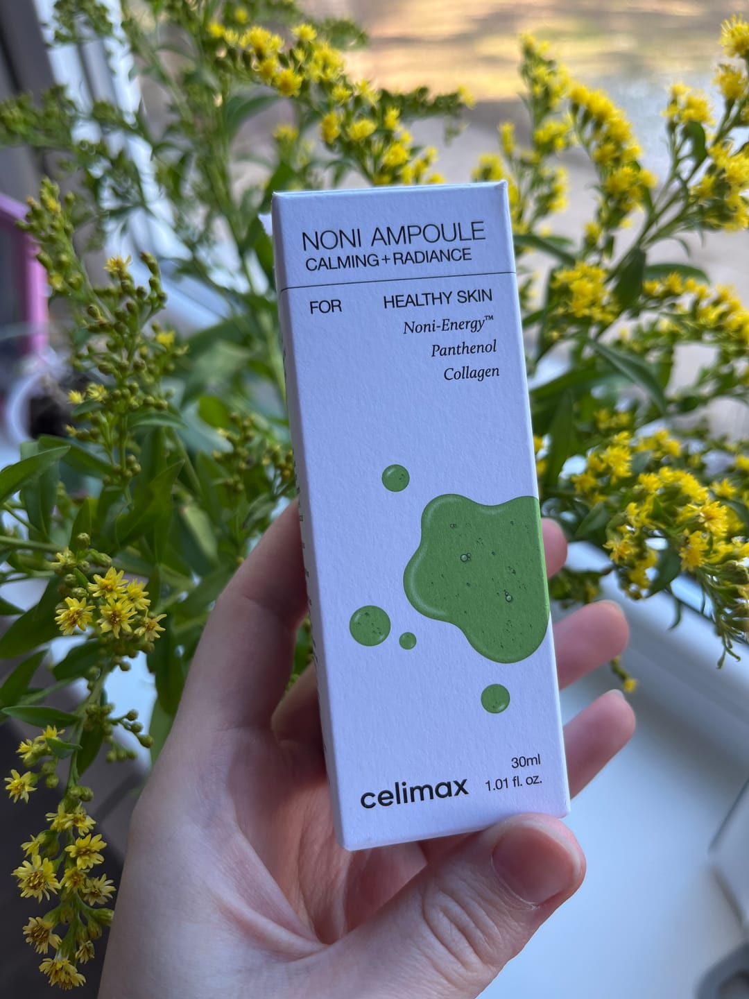 Customer photo review of Atjaunojošs serums ar noni ogu ekstraktu Celimax The Real Noni Energy Ampoule