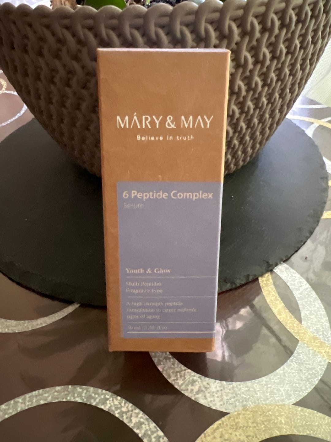 Customer photo review of Atjaunojoša ampula ar peptīdu kompleksu Mary&May 6 Peptide Complex Serum