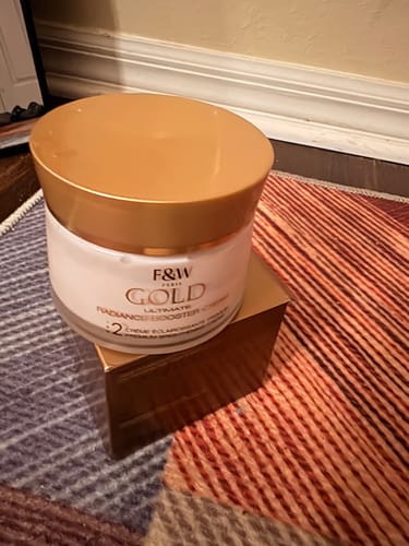 Customer photo review of Gold Radiance Cream 180ml