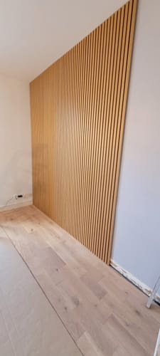 Customer photo review of Panneau acoustique en bois | Chêne Rustique | De première qualité