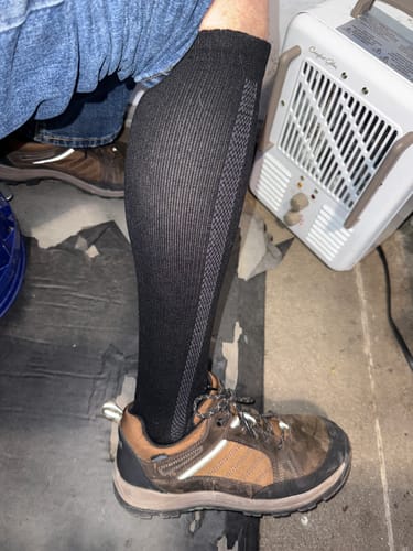 Customer photo review of Men's Alpaca Socks