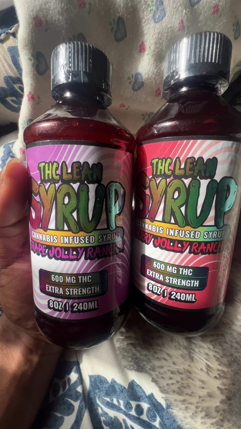 Customer photo review of 600mg THC Syrup