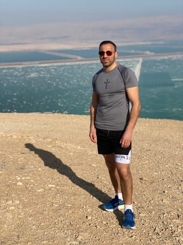 Customer photo review of Cross Compression Shirt