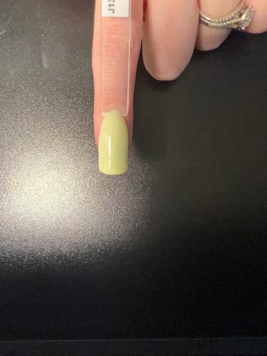 Customer photo review of D1354 Daffodil Yellow Dip Powder
