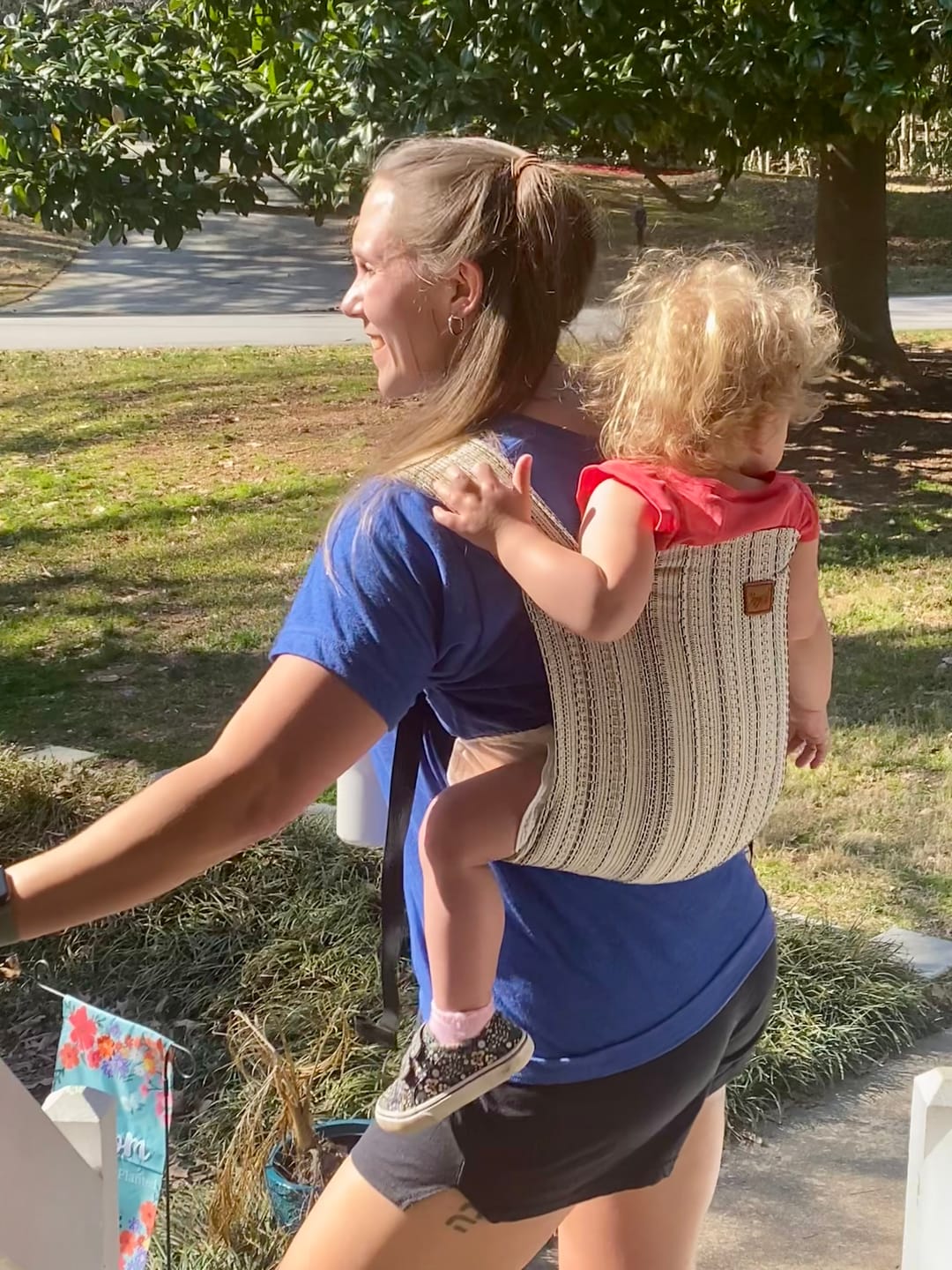 Customer photo review of Happy Toddler Carrier