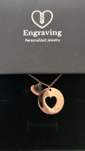 Customer photo review of Ogrlica: Izrezan Srček