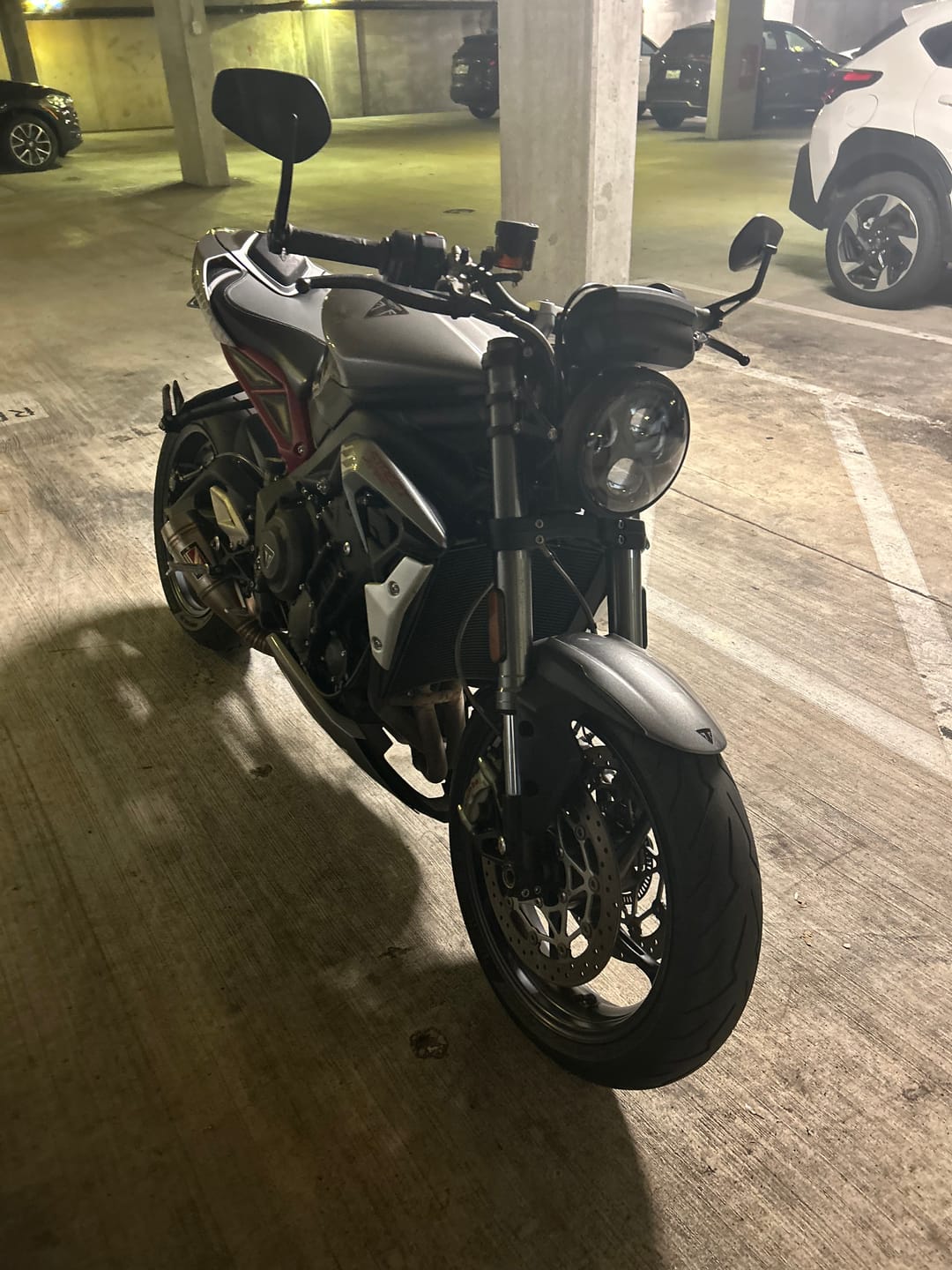 Customer photo review of Triumph Street Triple R/ RS / Moto2 Low Profile Plug & Play Turn Signal Kits – 2017-2025