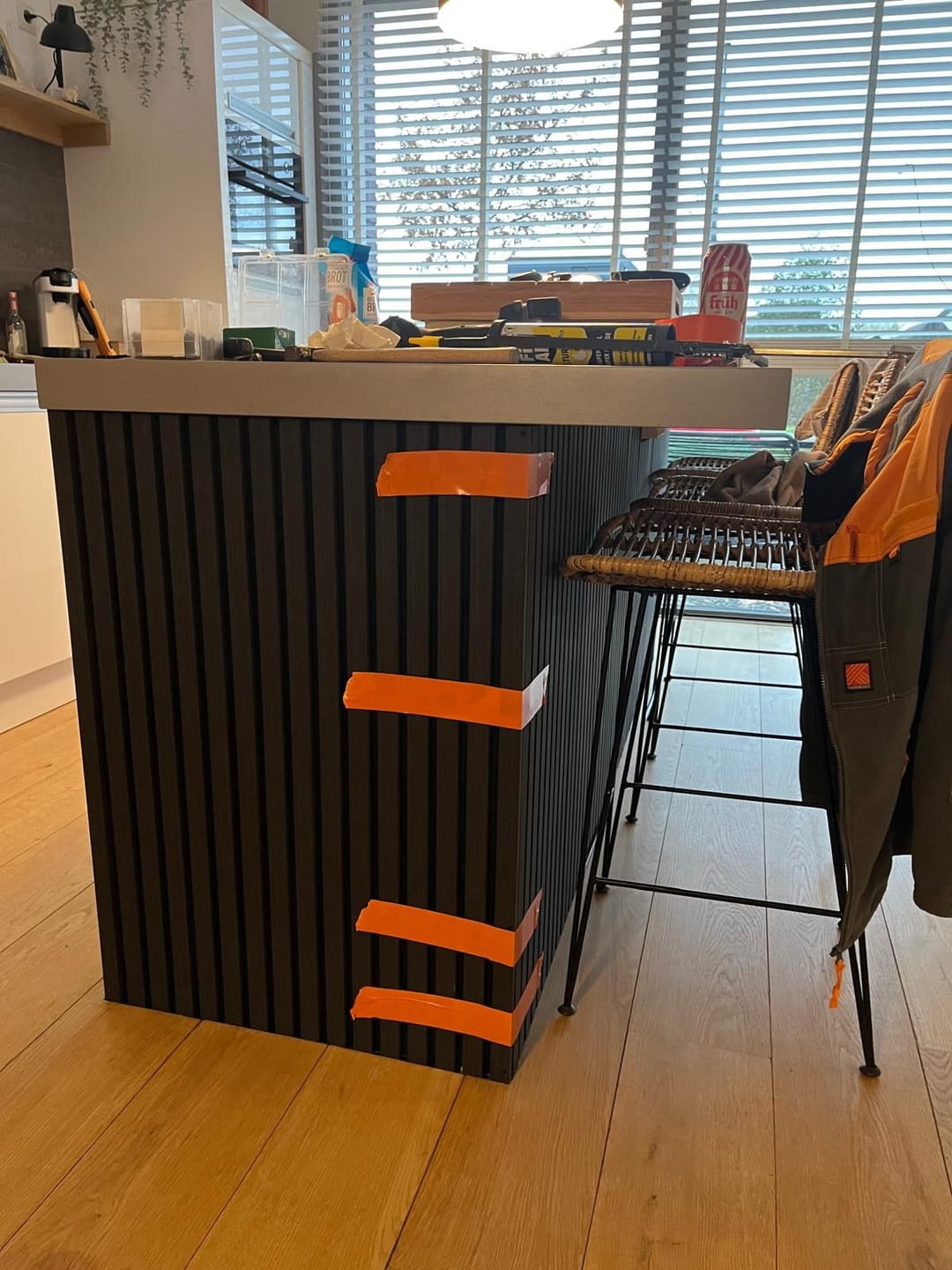 Customer photo review of Wandpaneel 280cm - Standaard - Zwart eiken