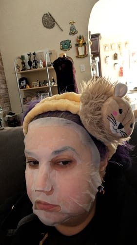 Customer photo review of [Cell FusionC] Low pH pHarrier Mask - 20ea